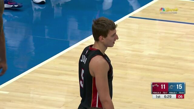 NBA常规赛：热火vs奇才第1节中文解说回放