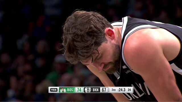 NBA常规赛：凯尔特人vs篮网第3节中文解说回放