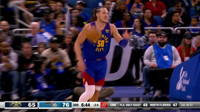 快刀斩乱麻！戈登无视防守突破后完成单手劈扣