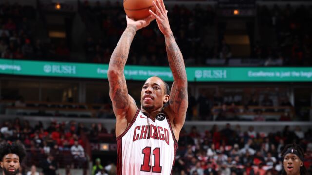 德罗赞vs太阳集锦 31分6助攻翻身跳投撕裂防线