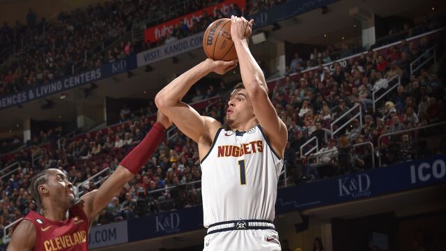 波特vs骑士集锦 全场25+6无死角三分轰炸篮筐