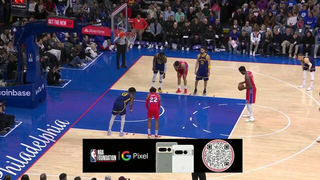 勇士vs76人第2节英文原声