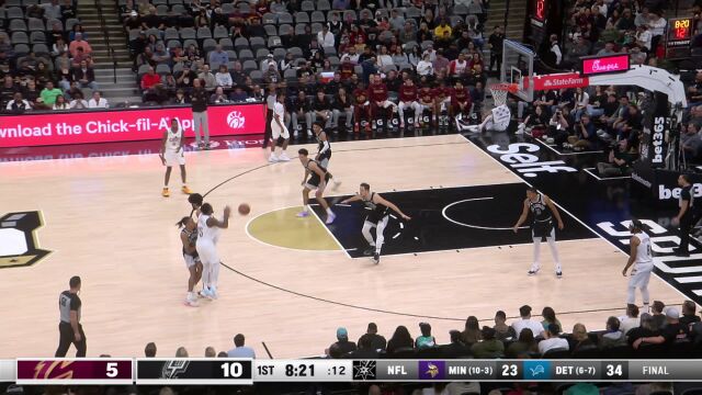 骑士111-112马刺 马刺险胜骑士迎3连胜