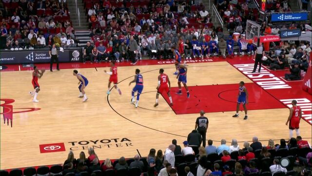 尼克斯vs火箭第3节英文原声回放