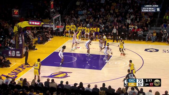 今天的少爷外线有点小准 威少突施冷箭三分穿云