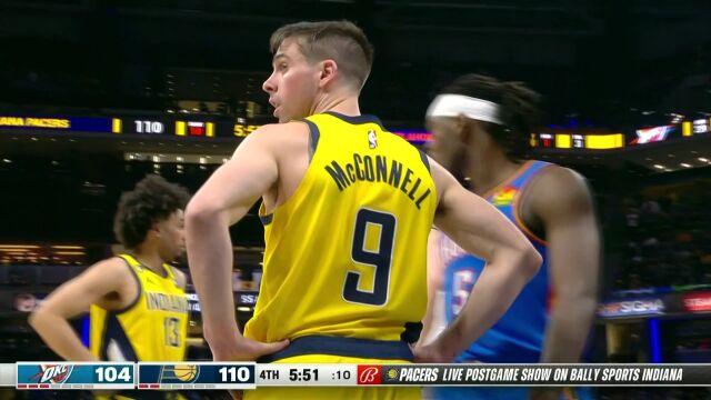 雷霆vs步行者第4节中文解说回放