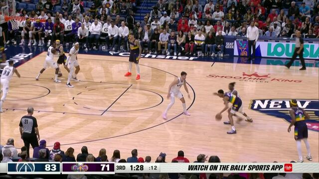 NBA常规赛：奇才vs鹈鹕第3节中文解说回放