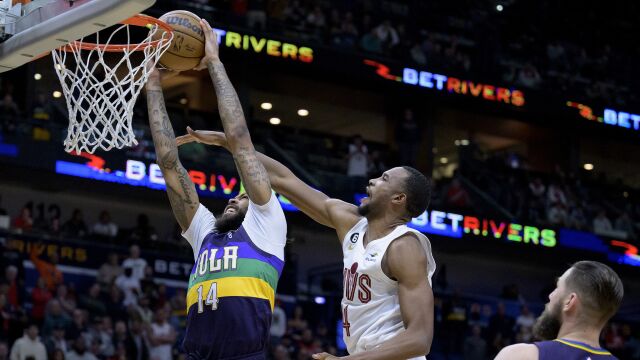 英格拉姆vs骑士集锦 高效拿下25分 苦吞尽力局