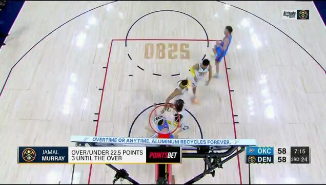 NBA常规赛：雷霆vs掘金 中文解说全场回放