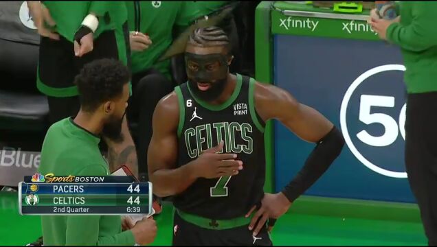 NBA常规赛：步行者vs凯尔特人第2节中文解说回放