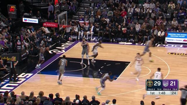 一个字就是准 小迈克尔波特张手三分洞穿球网