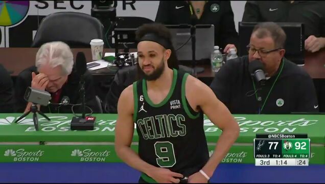 马刺vs凯尔特人第3节中文解说回放