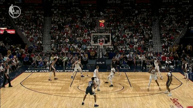 NBA常规赛：独行侠vs鹈鹕英文原声全场回放