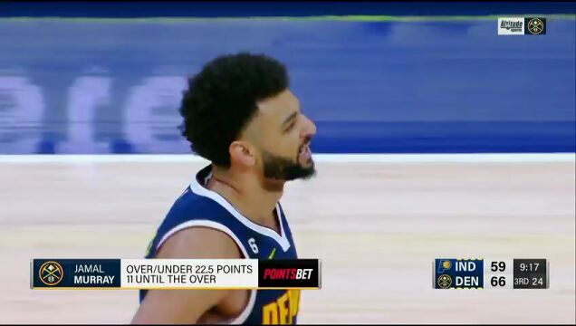 NBA常规赛：步行者vs掘金 英文解说全场回放