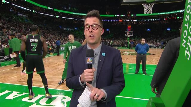 NBA常规赛：太阳vs凯尔特人第1节英文原声回放