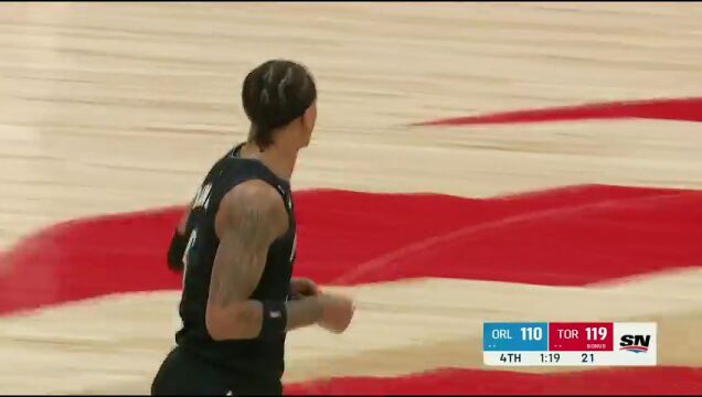 NBA常规赛：魔术vs猛龙第4节中文解说回放