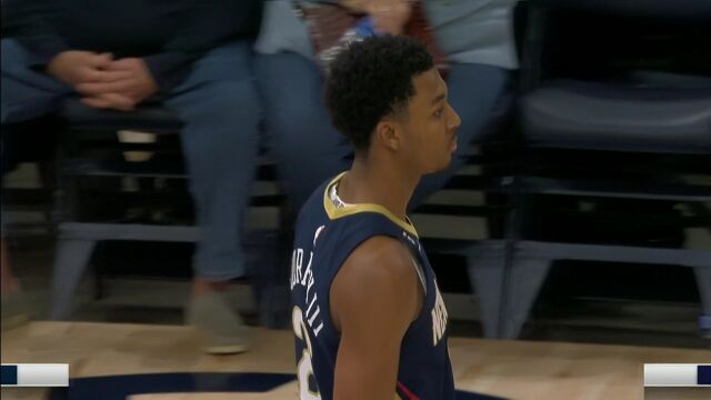 NBA常规赛：鹈鹕vs灰熊第4节英文原声回放