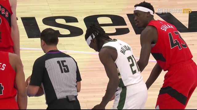 NBA常规赛：猛龙vs雄鹿英文解说全场回放
