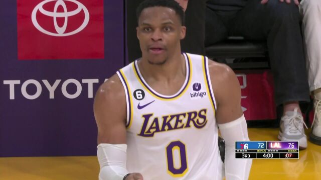 神仙3+1！威少备好三分技能包无解投射