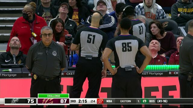 马刺vs骑士第3节中文解说回放