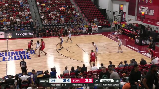 勇士vs猛龙第2节中文解说回放