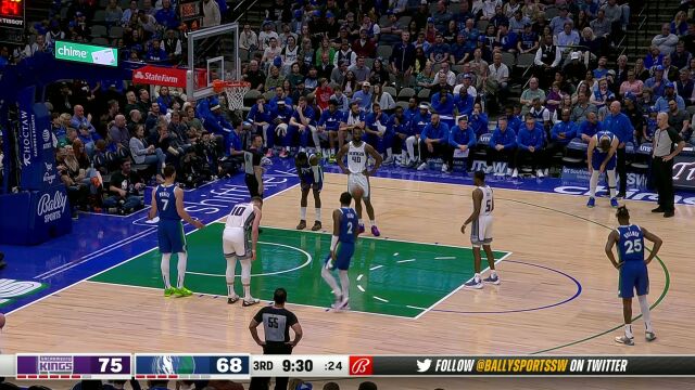 国王vs独行侠第3节英文原声回放