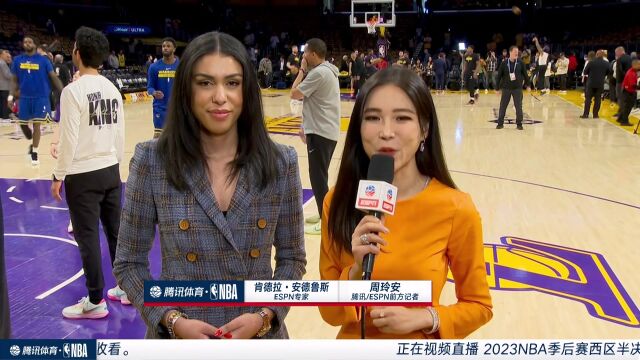 周玲安ESPN赛前连线：阵容变换可能会限制浓眉发挥 勇士非常有信心在落后奋起反击