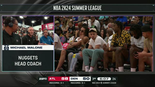 老鹰vs掘金第3节中文解说回放