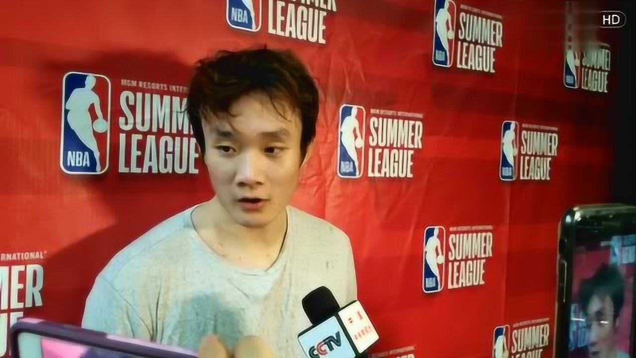 NBA夏季联赛为小丁加油 拉斯维加斯第一战 丁彦雨航 感觉如何