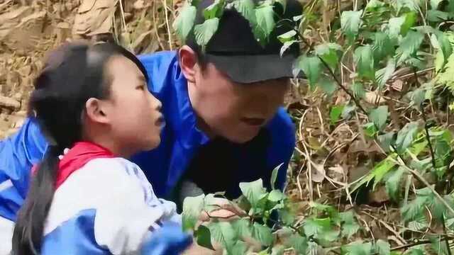 黄渤去山坡上摘蒲子,摘到就往嘴里吃