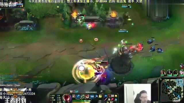 LOL国服第一中单盲僧皮小秀 中单盲僧 VS 发条 王者时刻