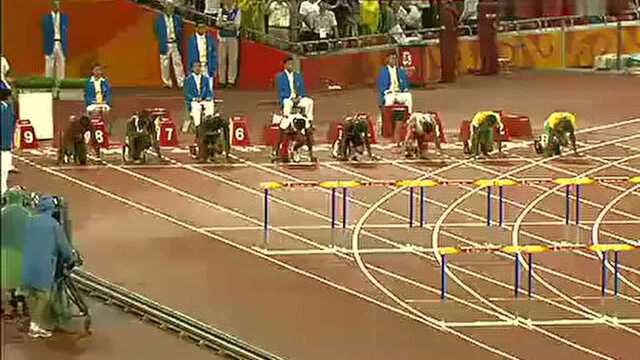 刘翔死对手罗伯斯夺冠!回顾2008奥运会男子110米栏决赛