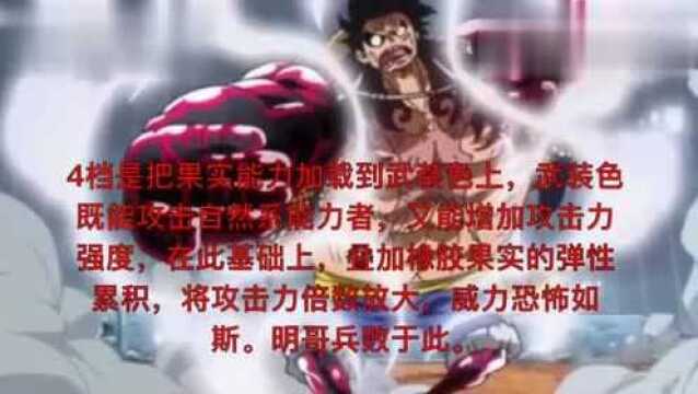 《海贼王》分析路飞橡胶果实进化树,档觉醒须佐之男!