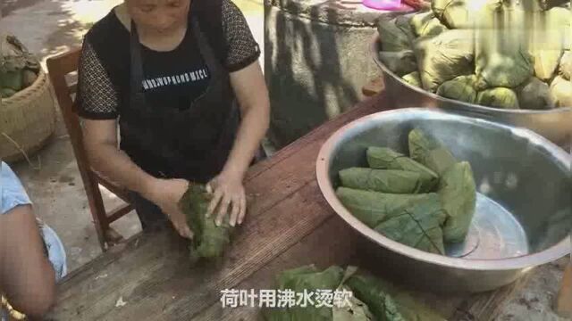 赣南名菜荷包炸制作过程,也叫状元菜,婚礼升学酒席必不可少