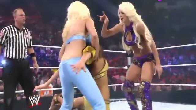 Maryse在台上装疯卖傻,罗西怎么会放过她