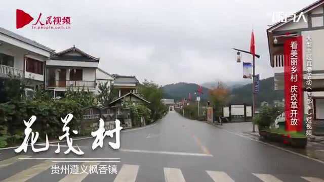 “中国最美红村”——贵州花茂村