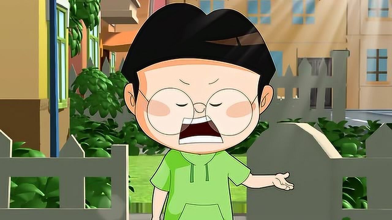 大头儿子:一个黑影过去,小明的奖牌竟然不见了