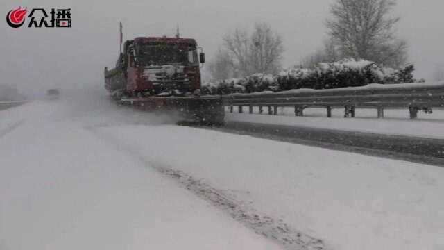 除雪防滑!齐鲁交通烟台分公司职工凌晨上路除雪