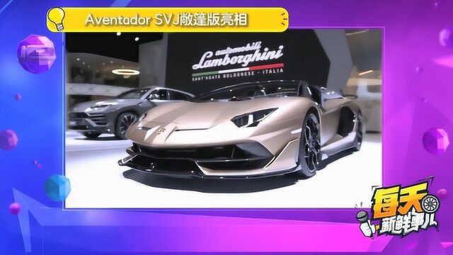 兰博基尼Aventador SVJ敞篷版首发