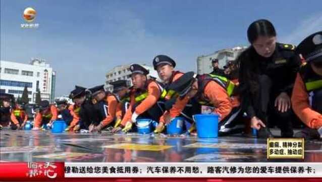 兰州西固小学生们铲除牛皮癣广告,城市管理从小做起共建精致兰州