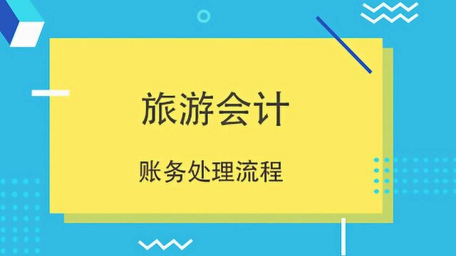 餐饮旅游, 旅游业会计核算