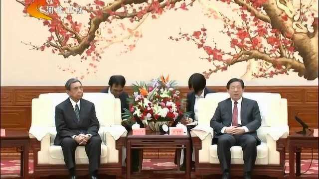 王东峰许勤会见日本国际贸易促进协会会长河野洋平一行