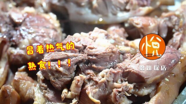 章丘大叔济南市场卖烤肉,38元1斤每天卖几十斤,有自己的加工厂