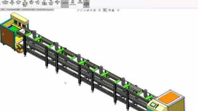 SolidWorks教程:制冷空气压缩机倍速链人工装配线设计