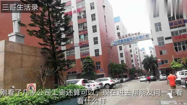 实拍佛山顺德天富来工业园很多厂都在常年招工,计件工资4500以上