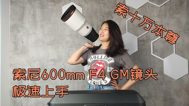 索十万本尊!索尼600mm F4 GM镜头上手