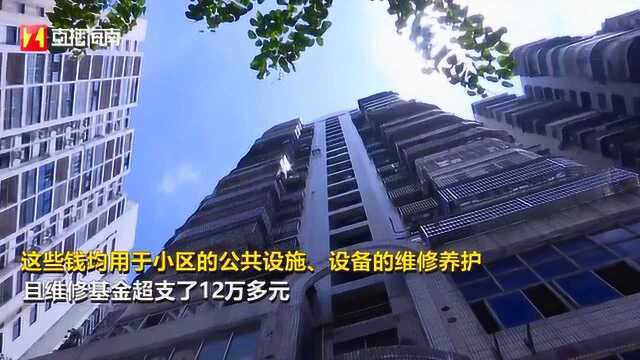 部分业主对维修基金使用存疑 原物业称多垫付12万余元