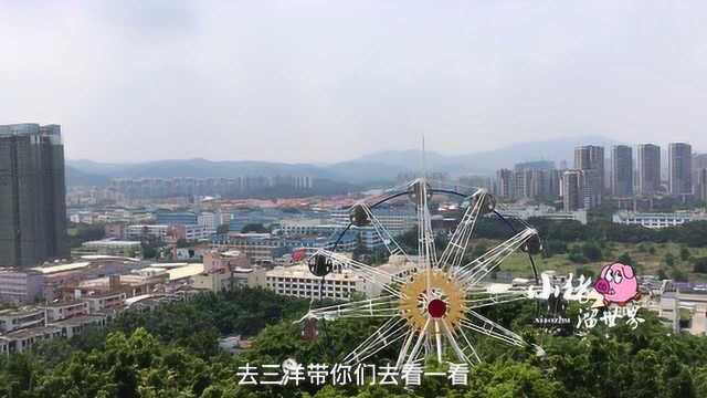 实拍东莞塘厦观光公园,站在塔顶往下看,全是拔地而起的商品房!