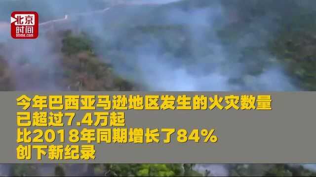 破纪录大火引数百人上街游行 网友担心亚马逊雨林会被烧光