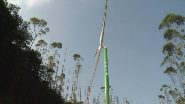 传 中广核广北风电场升压站成功带电暨首批风机并网投运